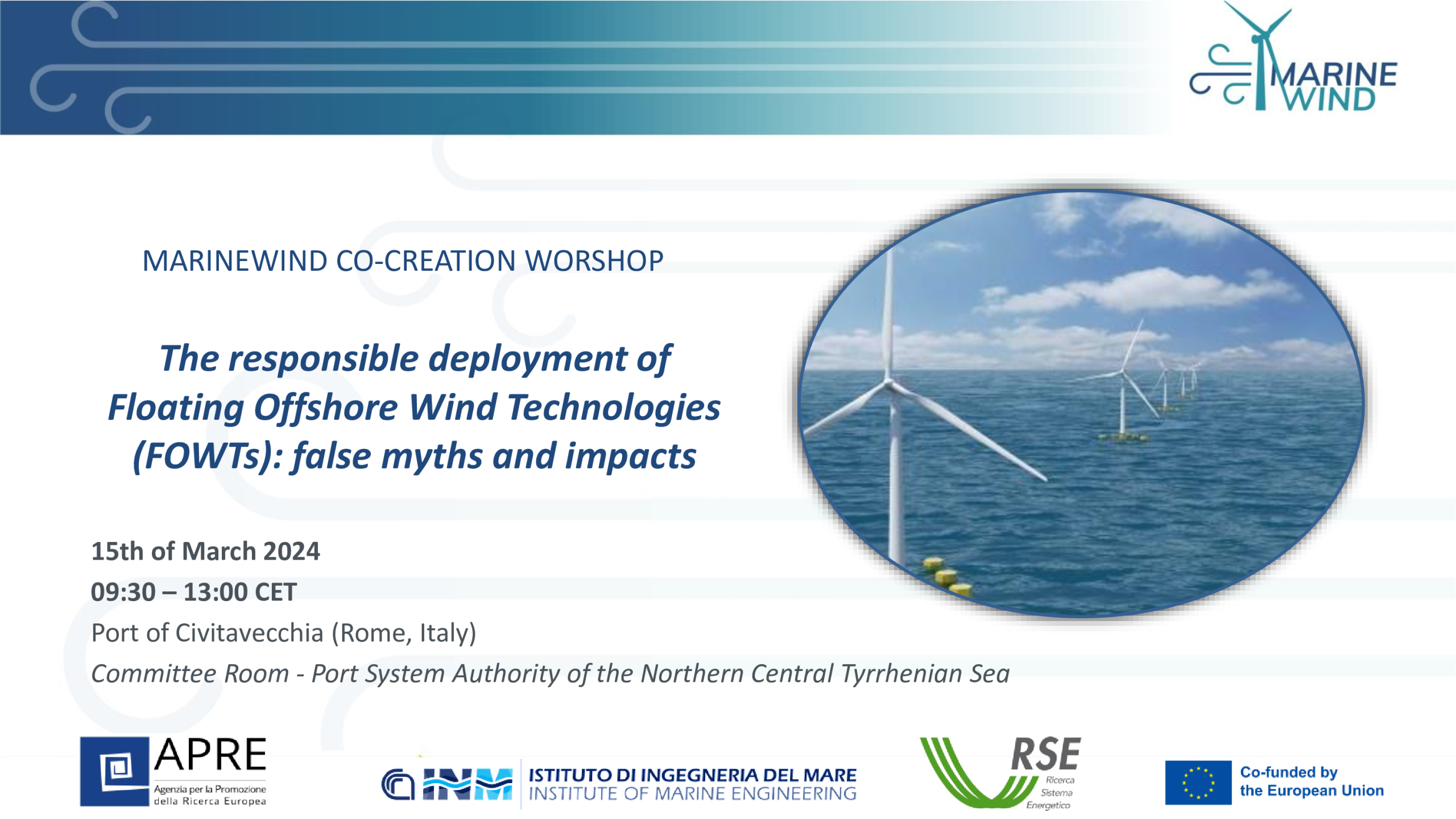 2nd MARINEWIND Co-creation workshop in Italy – Marinewind